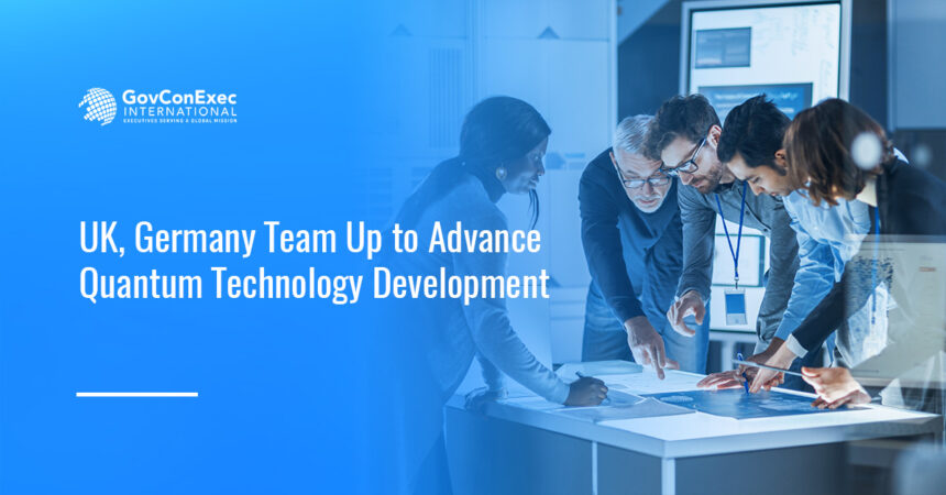 Researchers in a laboratory. The U.K. and Germany have announced new funding for quantum research and development