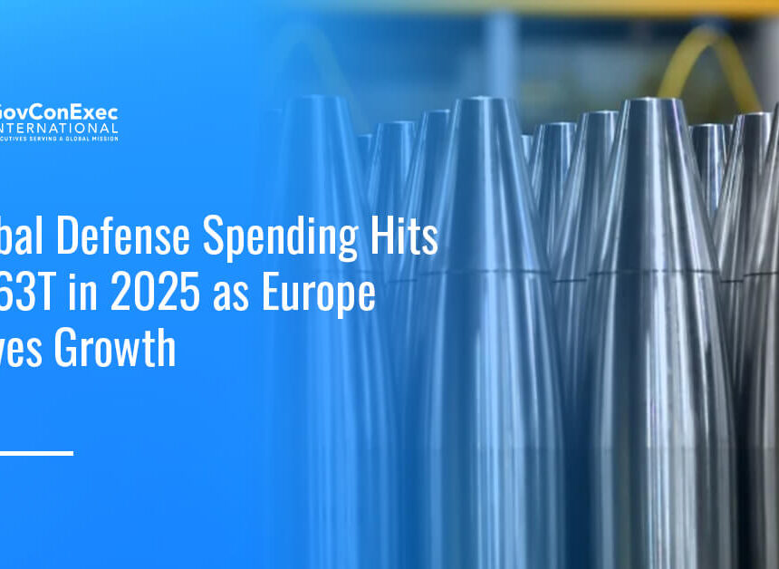 Artillery shells. The International Institute for Strategic Studies said global defense spending hit $2.63 trillion in 2025.