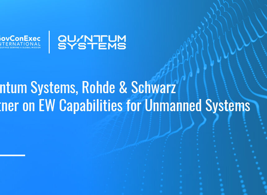quantum-systems-rohde-schwarz-ew-uavs-partnership Quantum Systems logo. Quantum Systems and Rohde & Schwarz have partnered to integrate EW capabilities into unmanned systems.