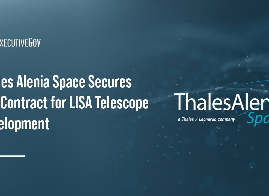 Thales Alenia Space logo. ESA has awarded Thales Alenia Space a contract to develop telescopes for the LISA mission.