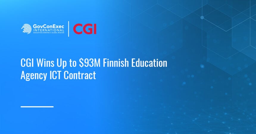cgi-finnish-education-agency-largest-ict-procurement CGI logo. The Finnish National Agency for Education selected CGI to modernize and support Studyinfo.