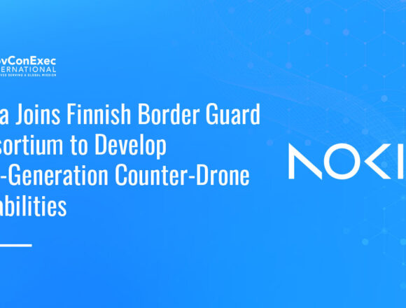 Nokia logo. The company has joined a Finnish Border Guard-led consortium to develop an integrated counter-UAS capability.