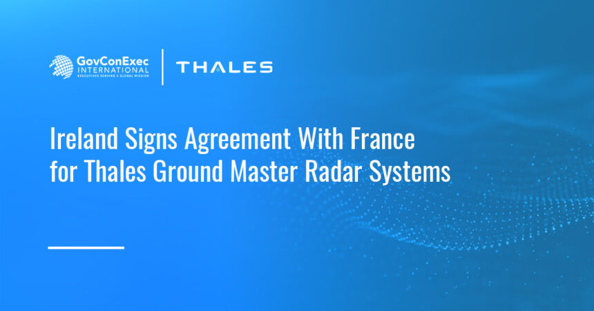 ireland-thales-ground-master-radar-air-surveillance-procurement Thales logo. Ireland's Department of Defence has agreed to procure two Thales Ground Master radar systems from Frances DGA.